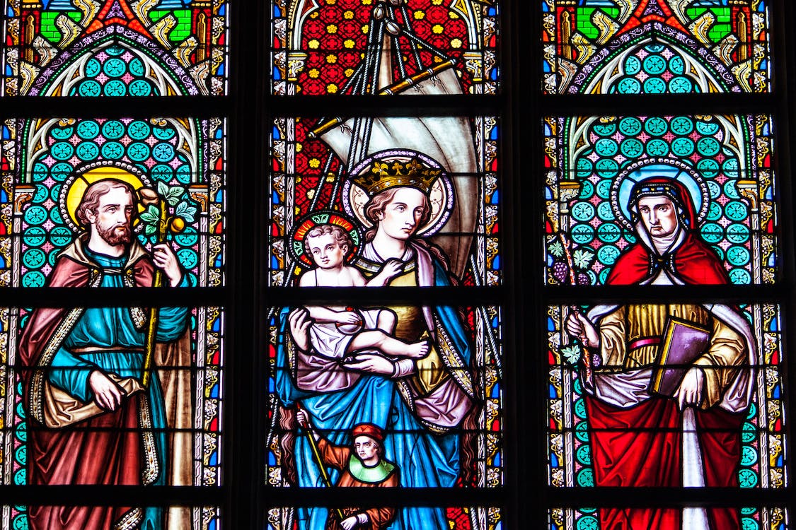 stained glass window panels for sale