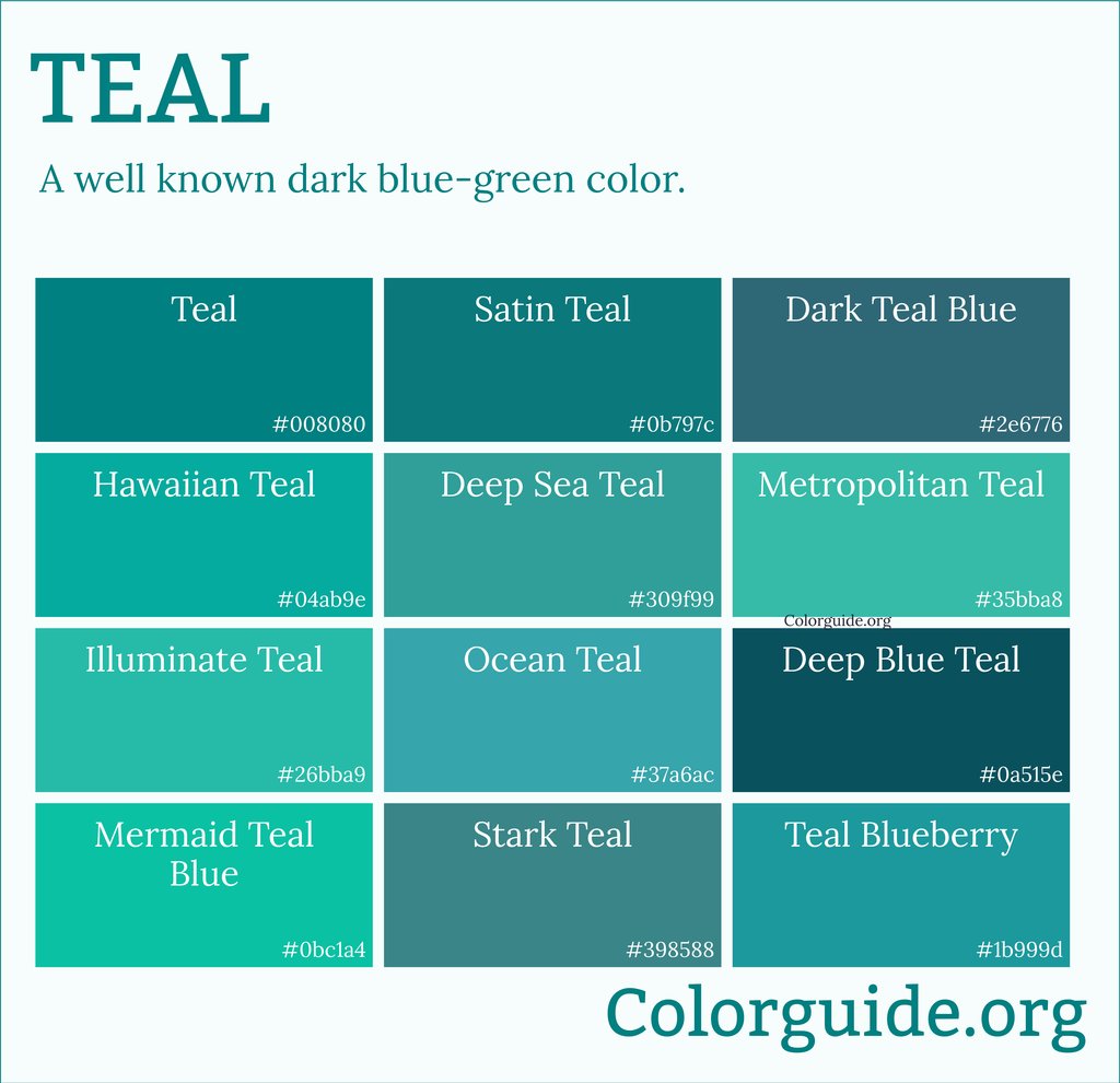 teal color psychology