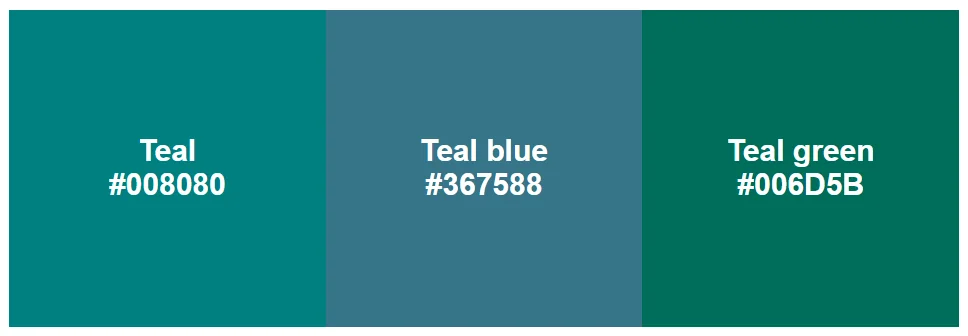 teal blue