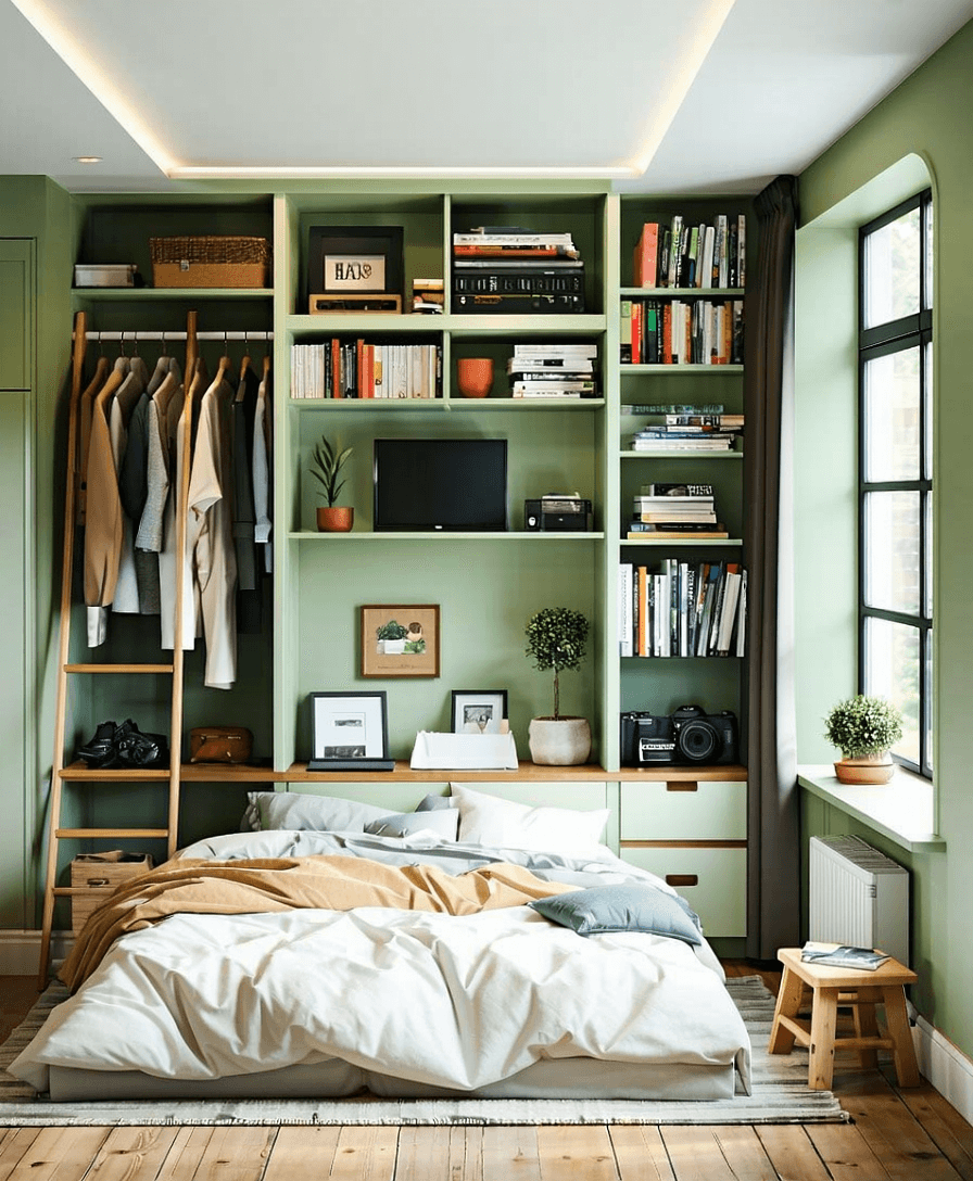 bedroom layout tricks for small spaces