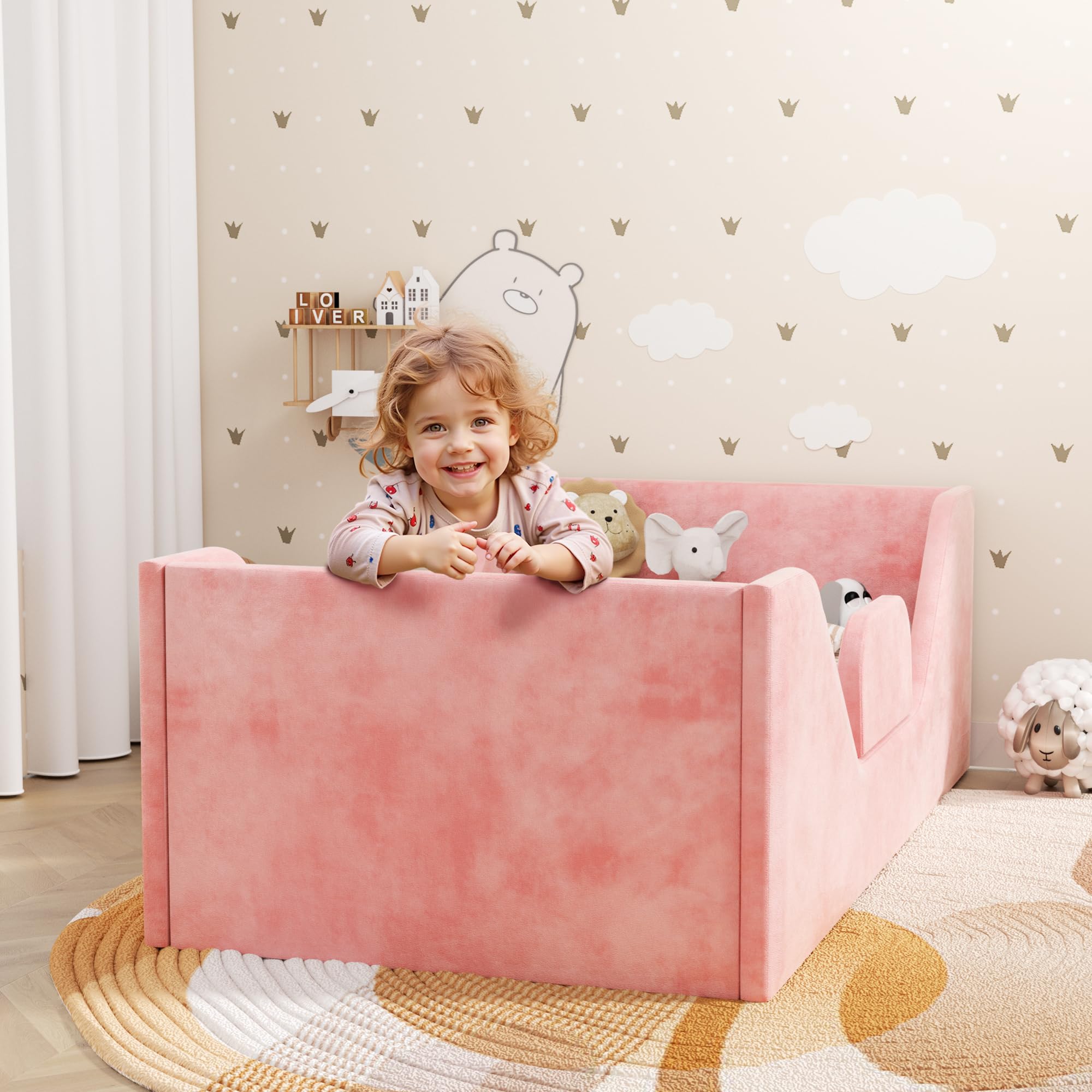 Standard Wood Frame Toddler Bed