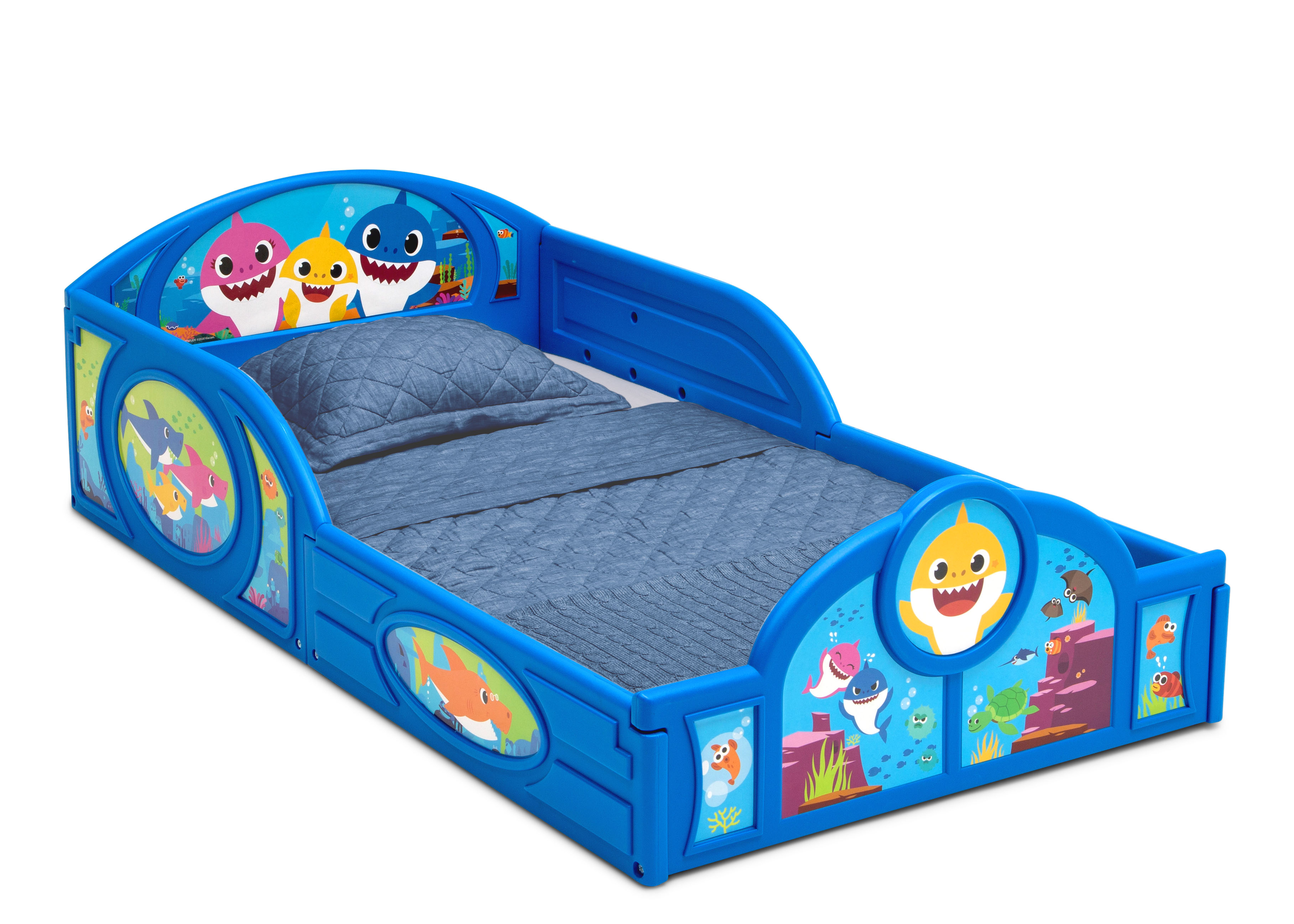 Toddler Bed with Guardrails