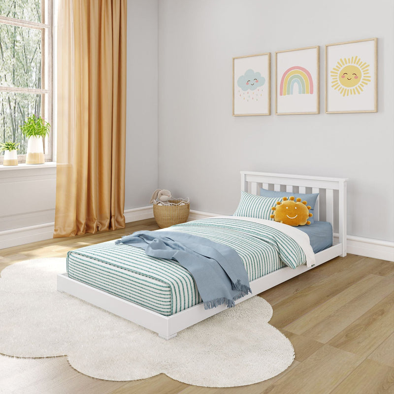 Toddler Bed with Guardrails