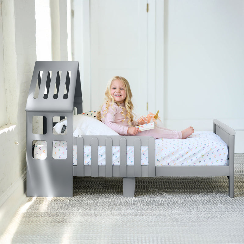 Toddler Bed with Guardrails