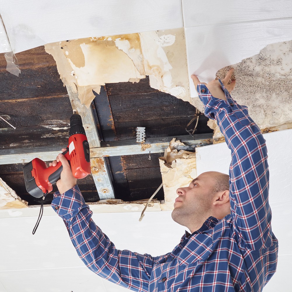 water damage restoration process