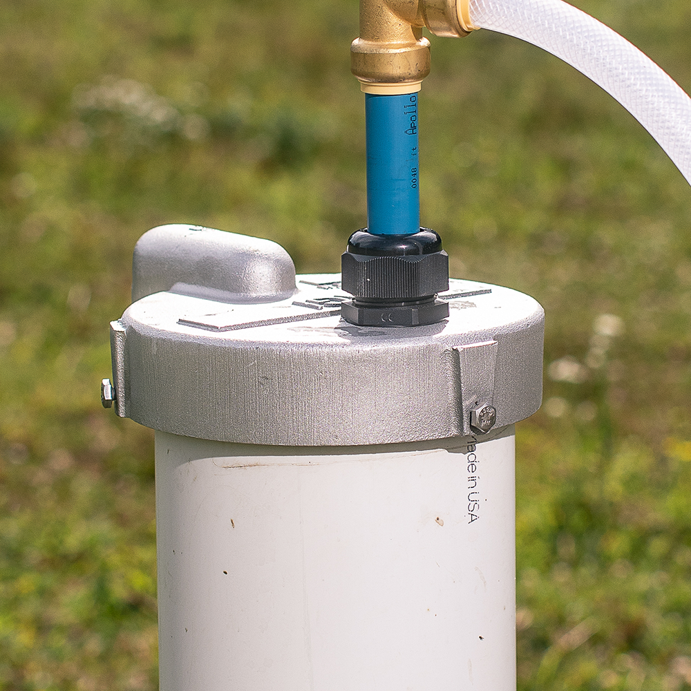 artificial rock well cover